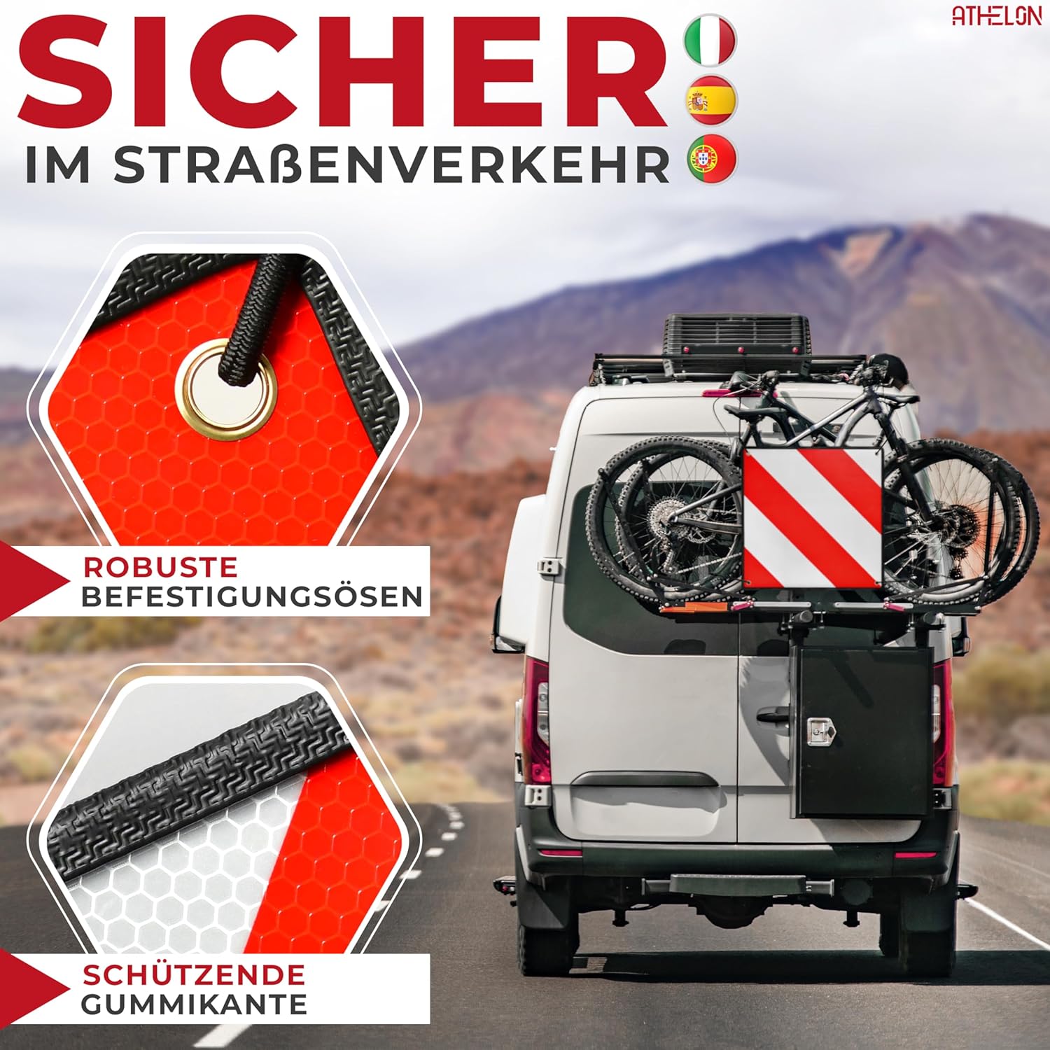 3 in 1 Warntafel/ Schild