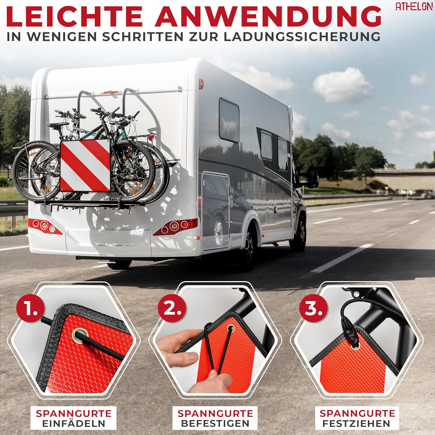 3 in 1 Warntafel/ Schild