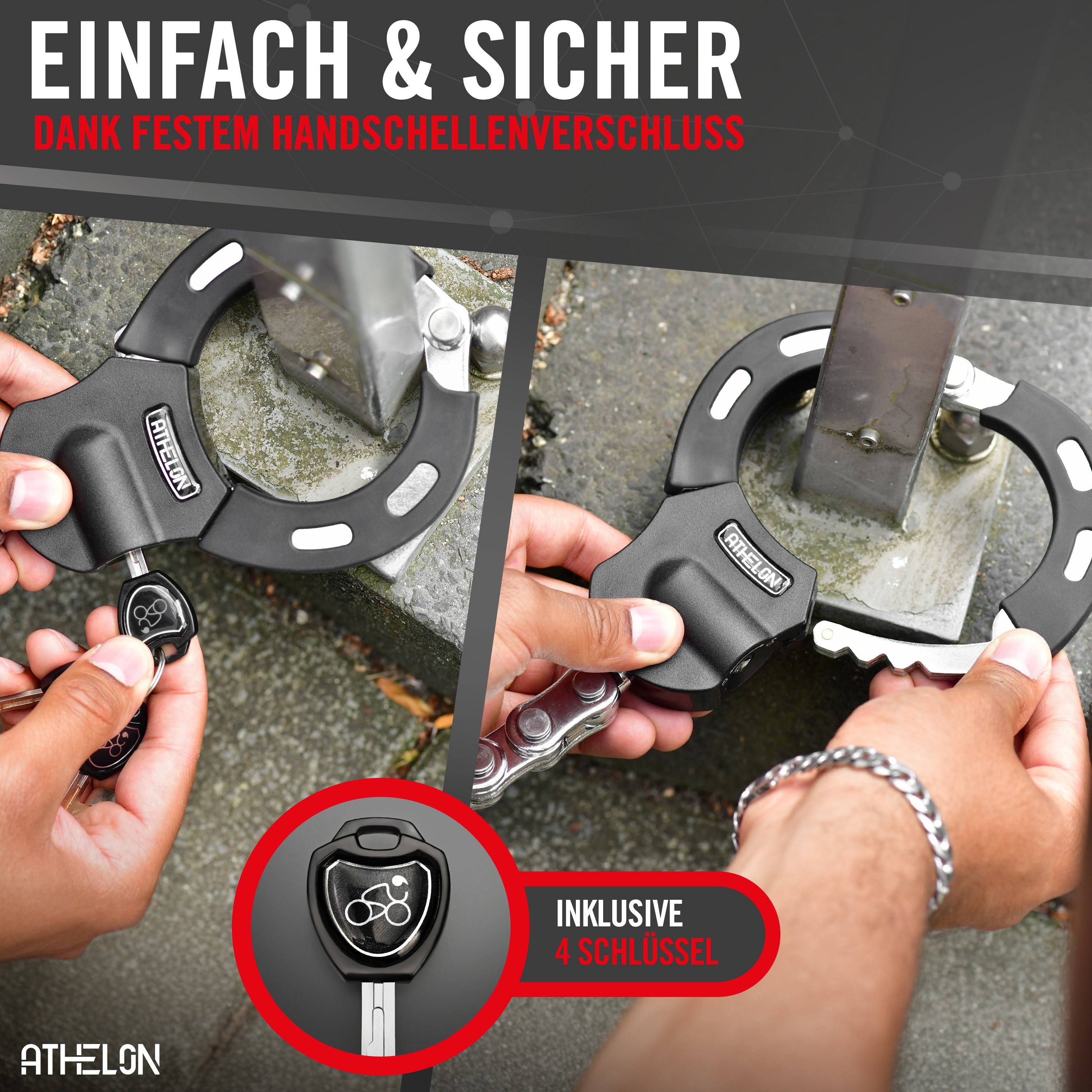 E-Scooter Schloss Set