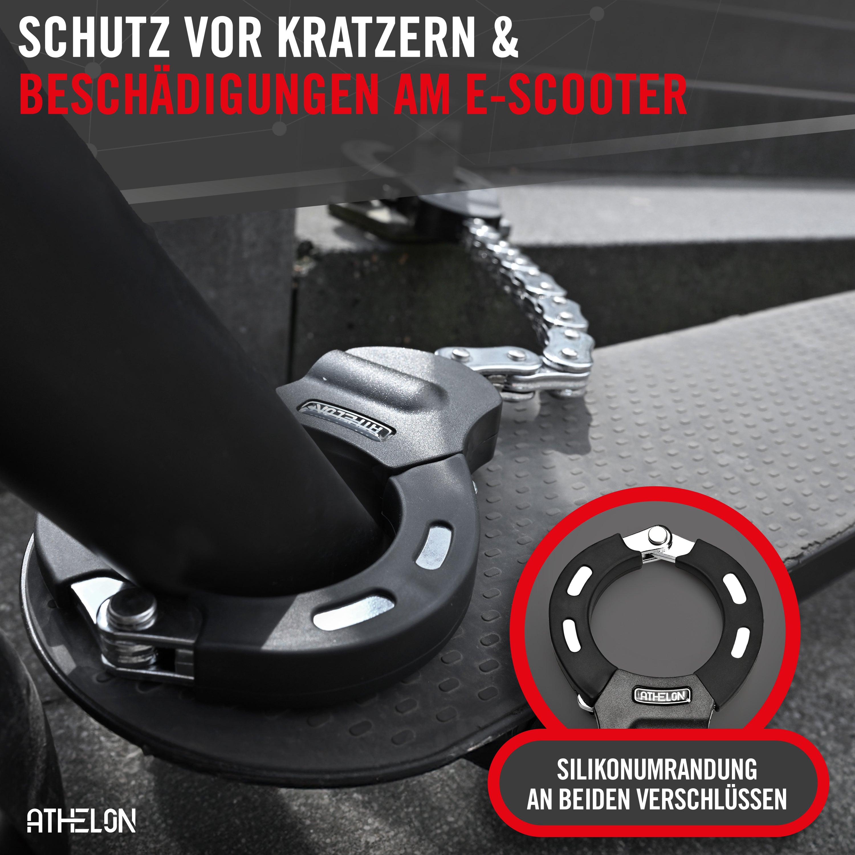 E-Scooter Schloss Set