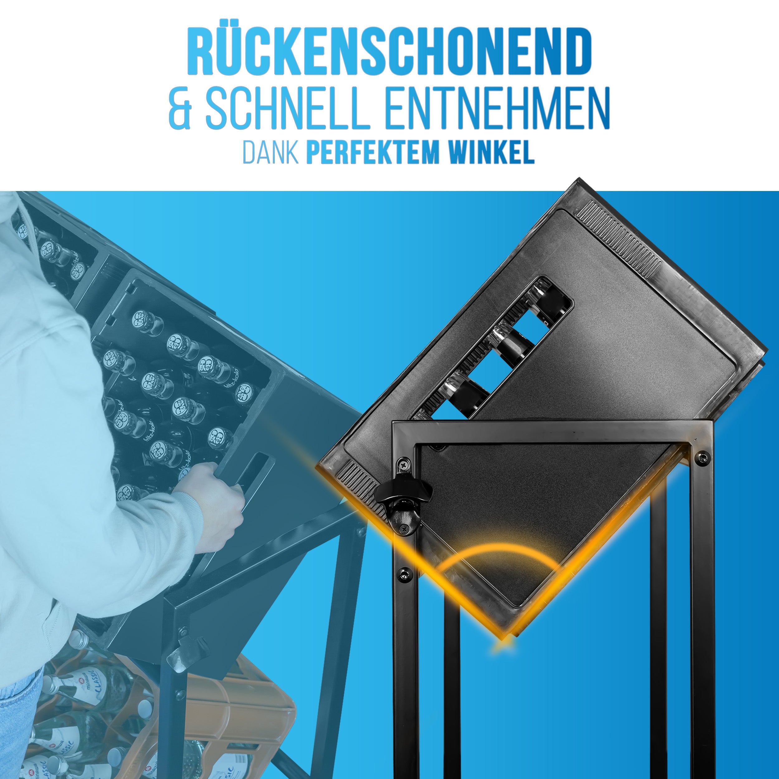 Getränkekistenregal