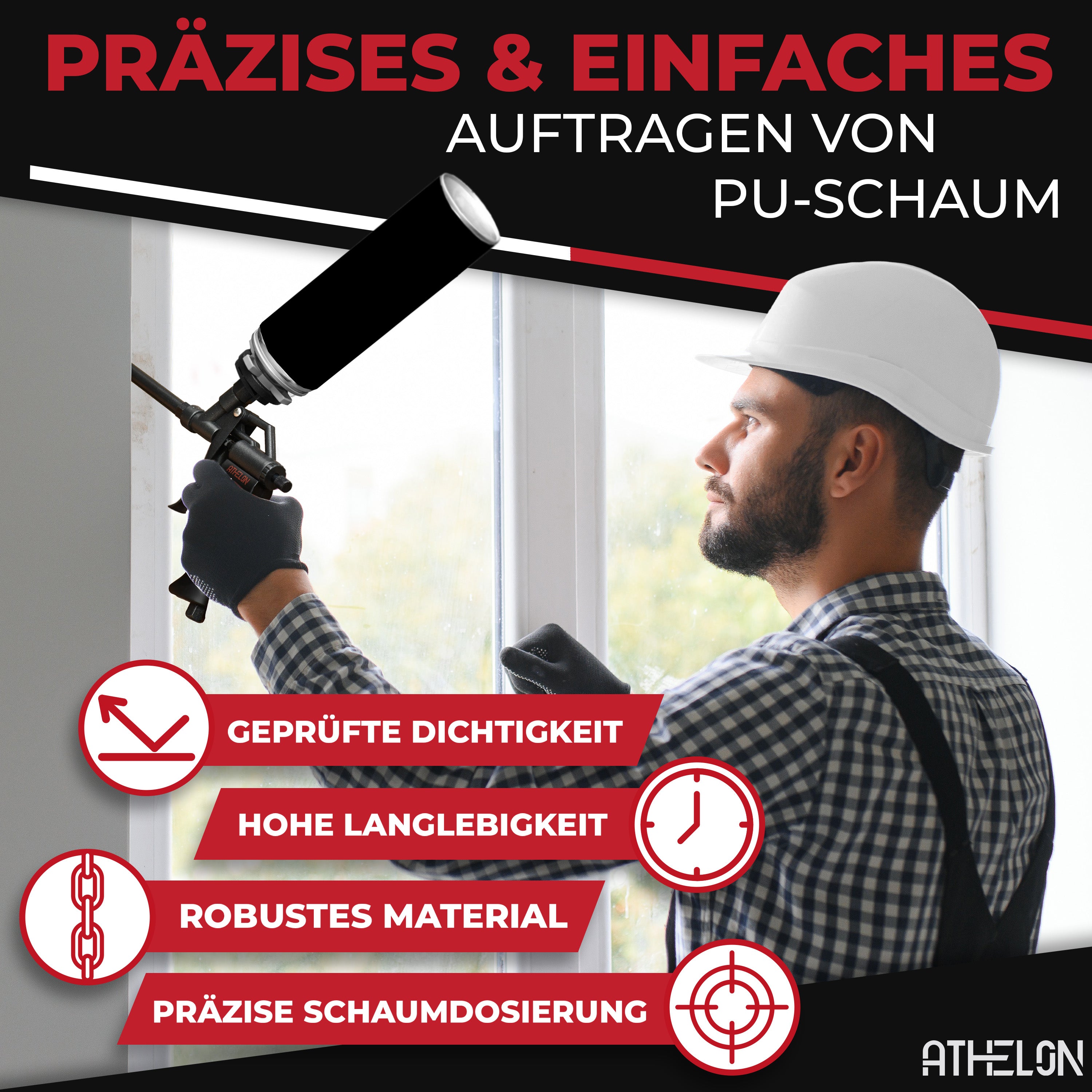 Bauschaumpistole Teflon
