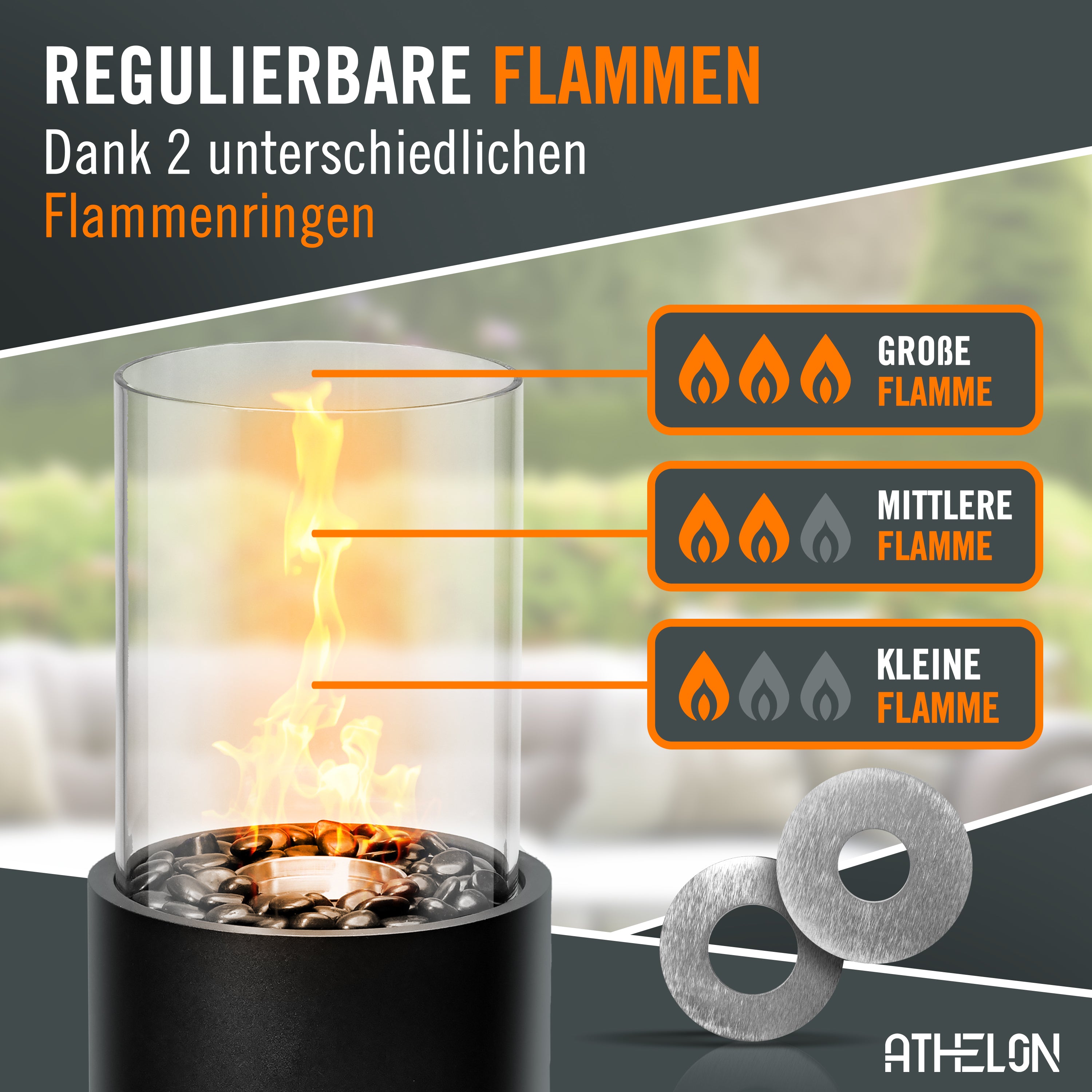 Ethanol Kamin In/ Outdoor