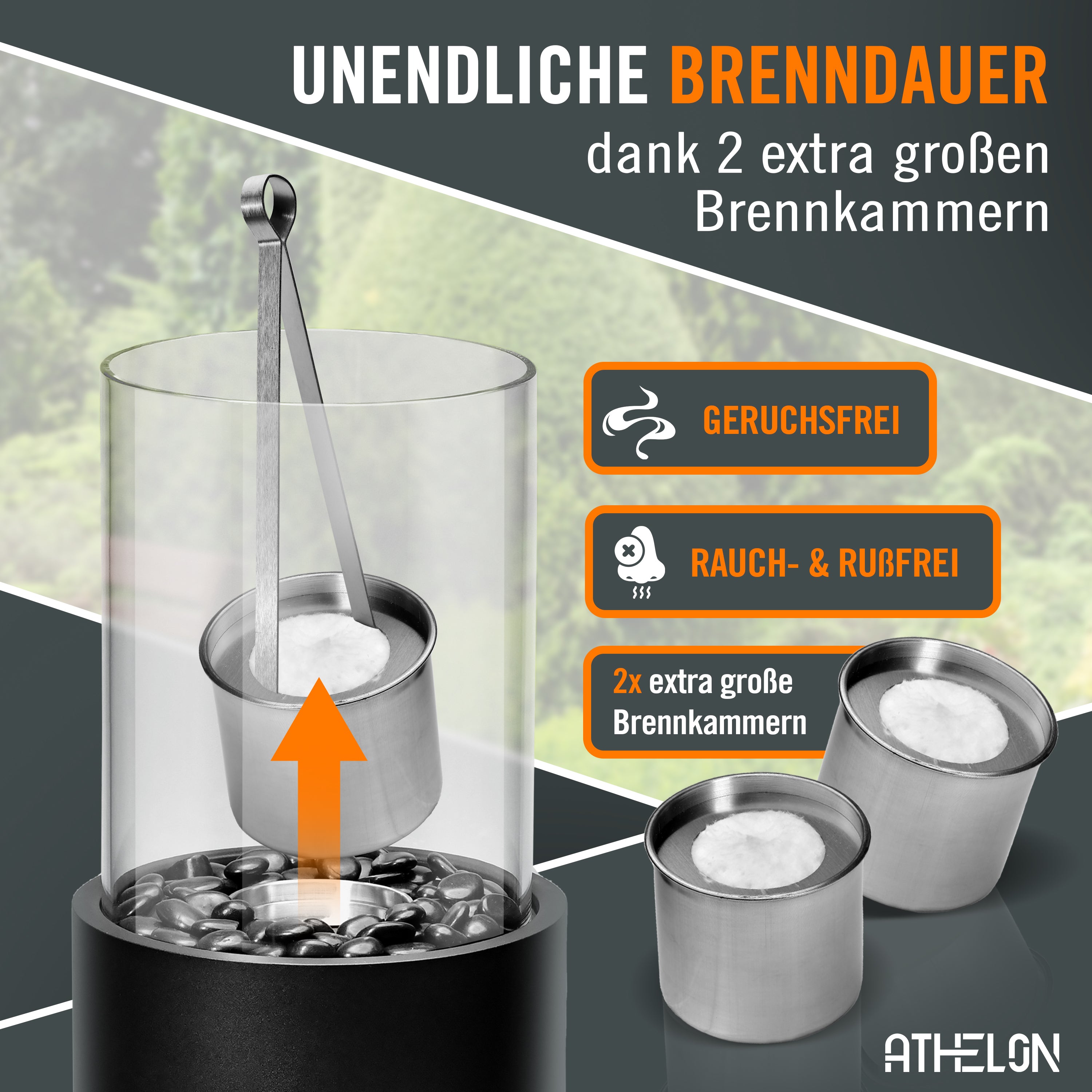 Ethanol Kamin In/ Outdoor