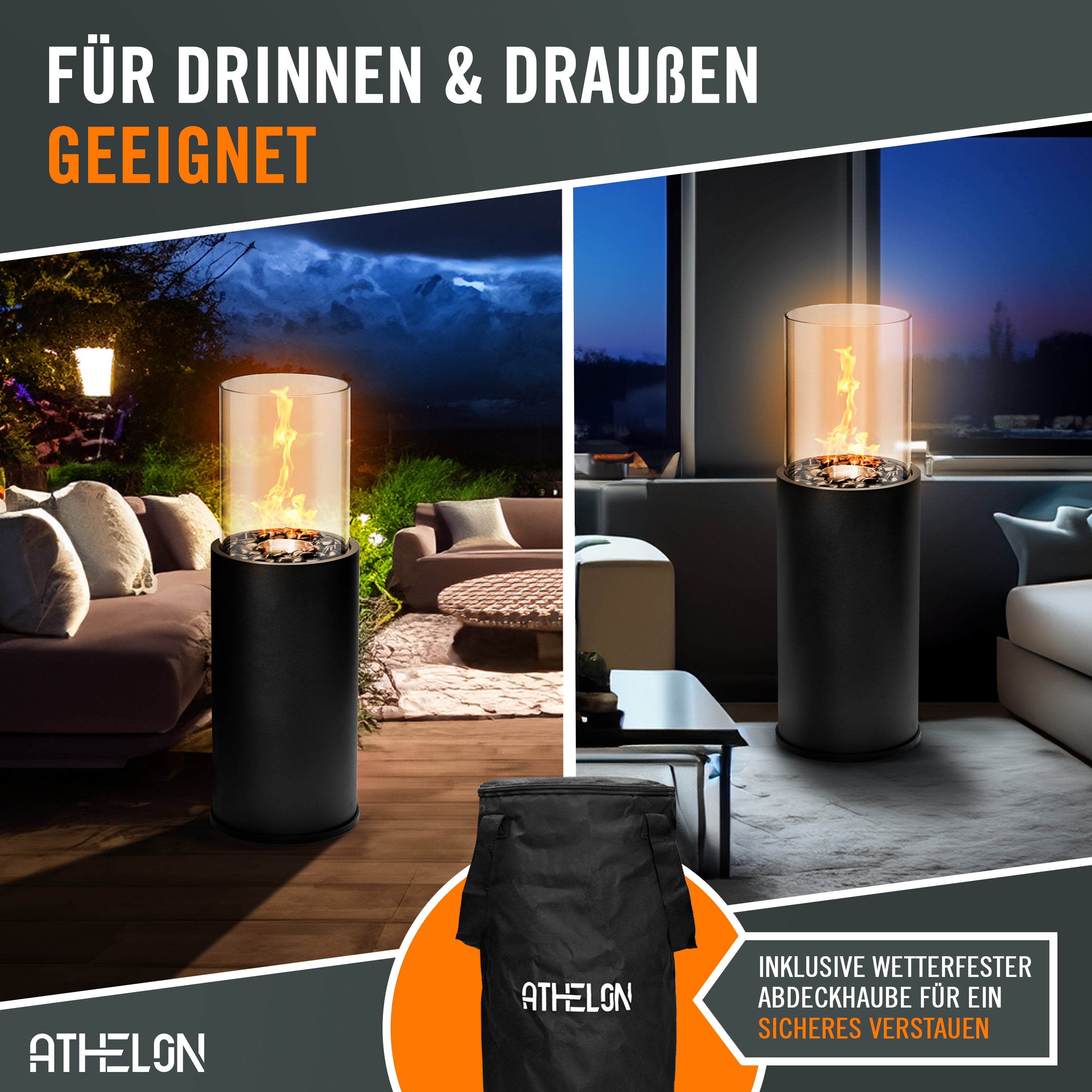 Ethanol Kamin In/ Outdoor