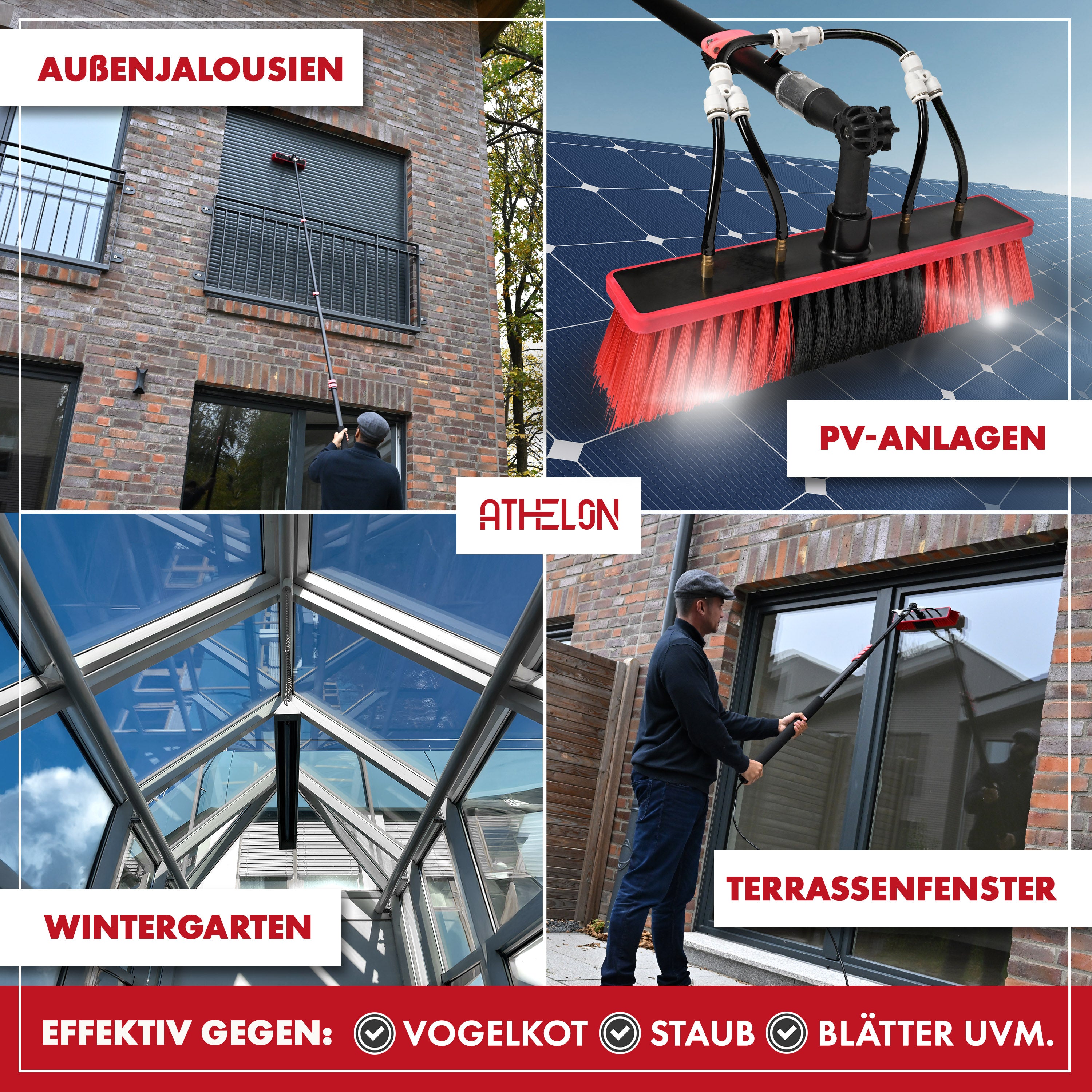 Teleskop Waschbürste