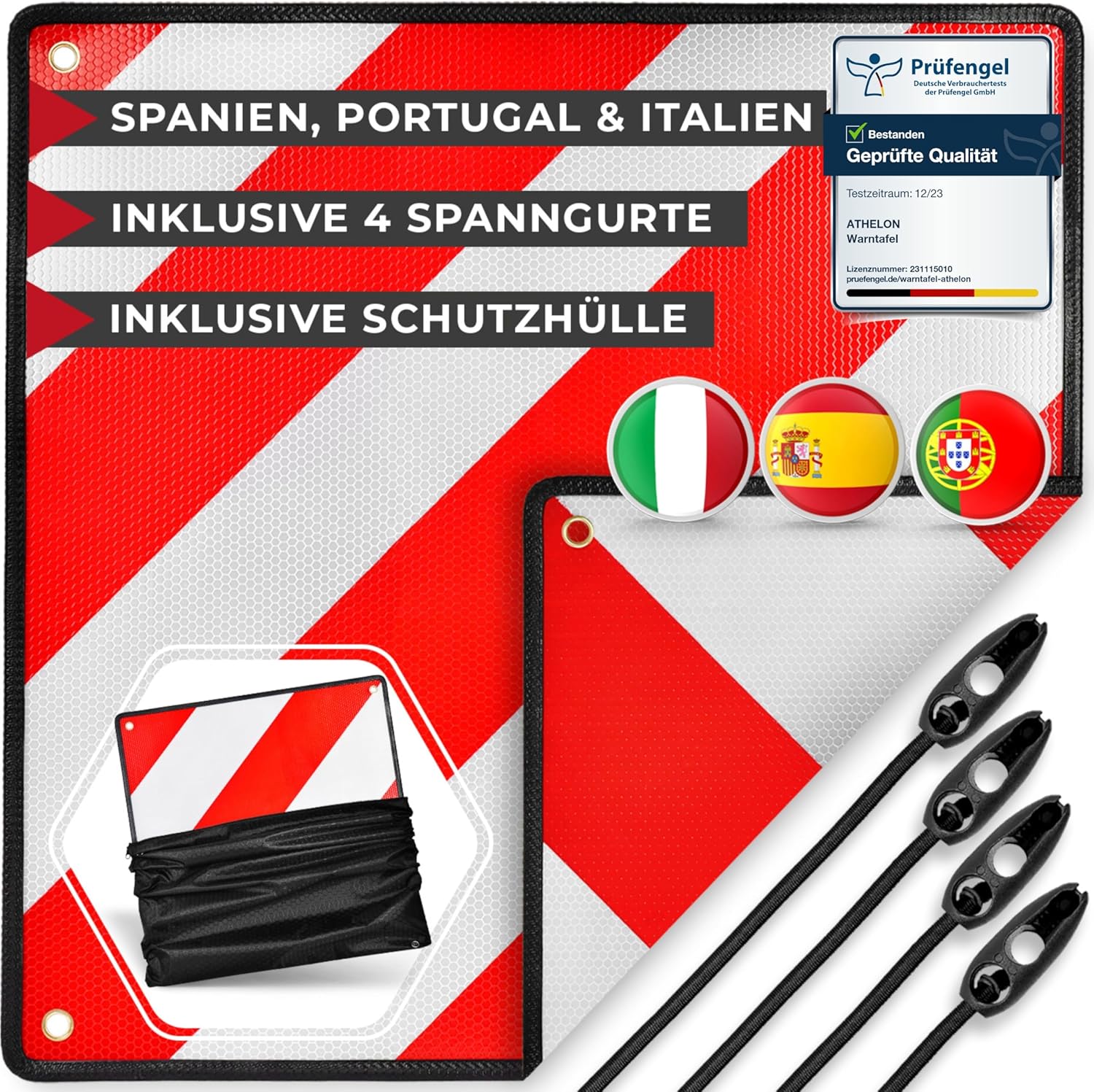 3 in 1 Warntafel/ Schild