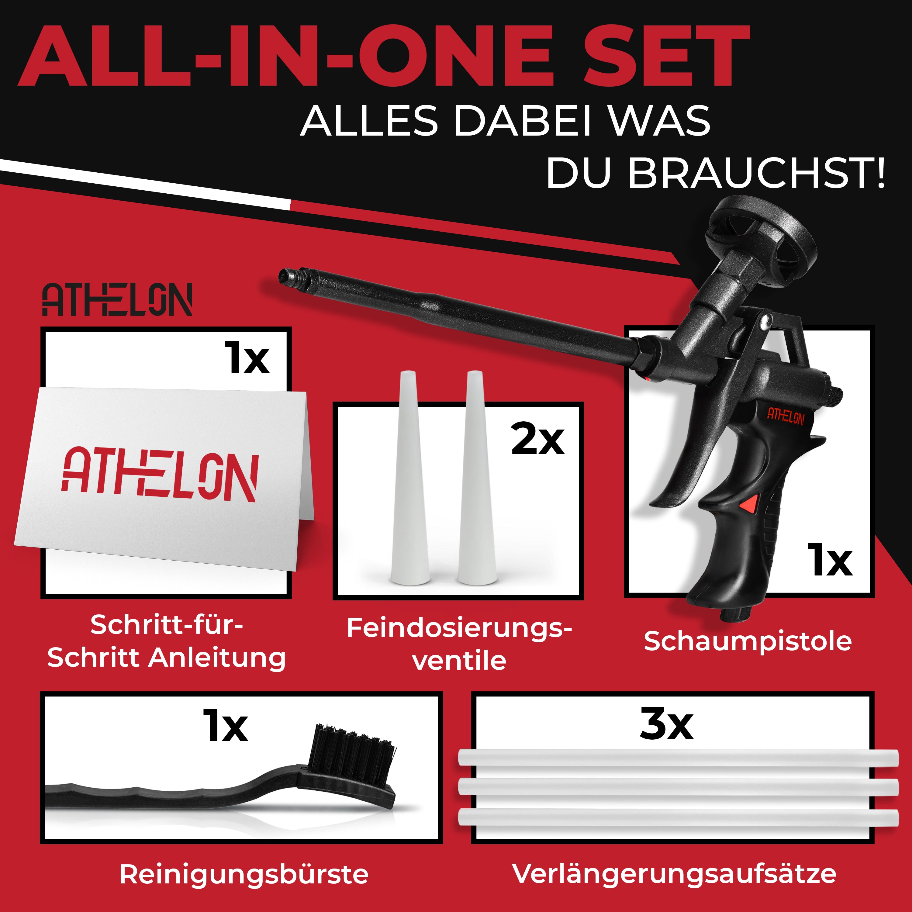 Bauschaumpistole Teflon